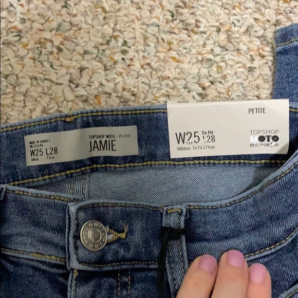 NWT Topshop High Waist Ankle Denim - Picture 6 of 8